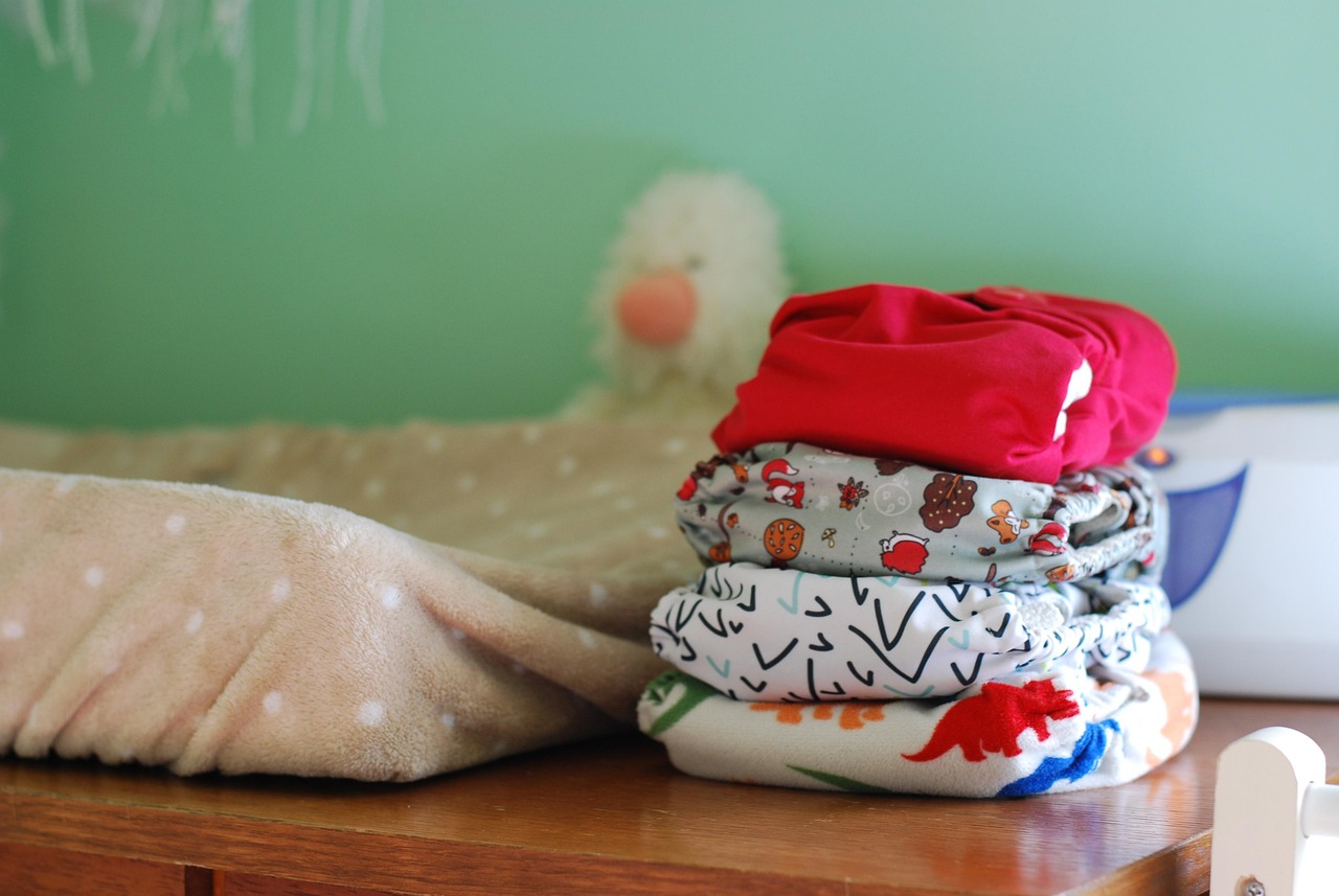 diapers, cloth, reusable, baby, newborn, nappy, infant, care, pile, stack, supplies, new, boy, girl, red, dinosaurs, changing, table, dots, diapers, diapers, diapers, diapers, diapers, nappy, nappy